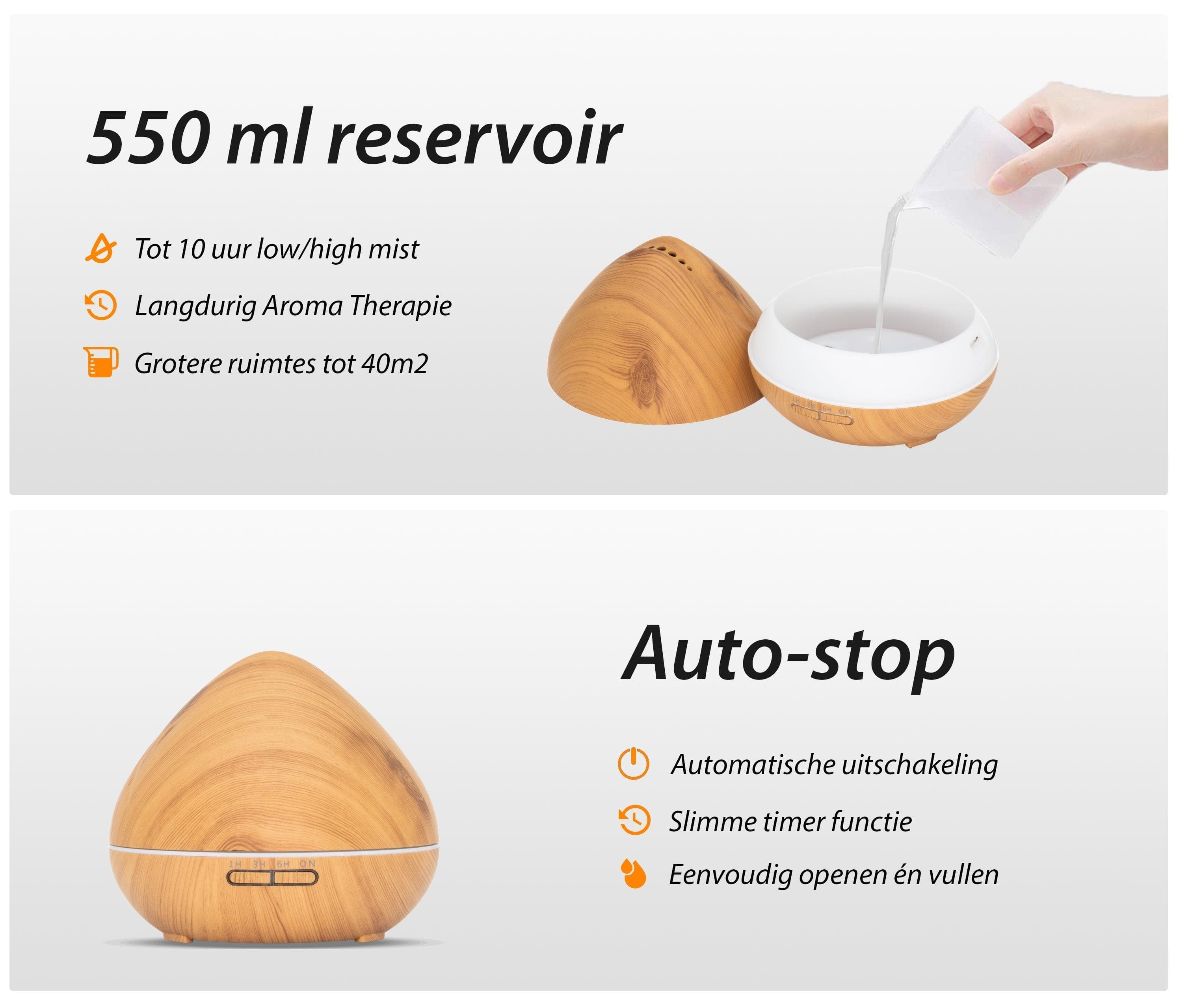 GEURTREND® Zen Pro - Light Wood - Aroma Diffuser 7091048755772 5587.Zen Light Geurtrend