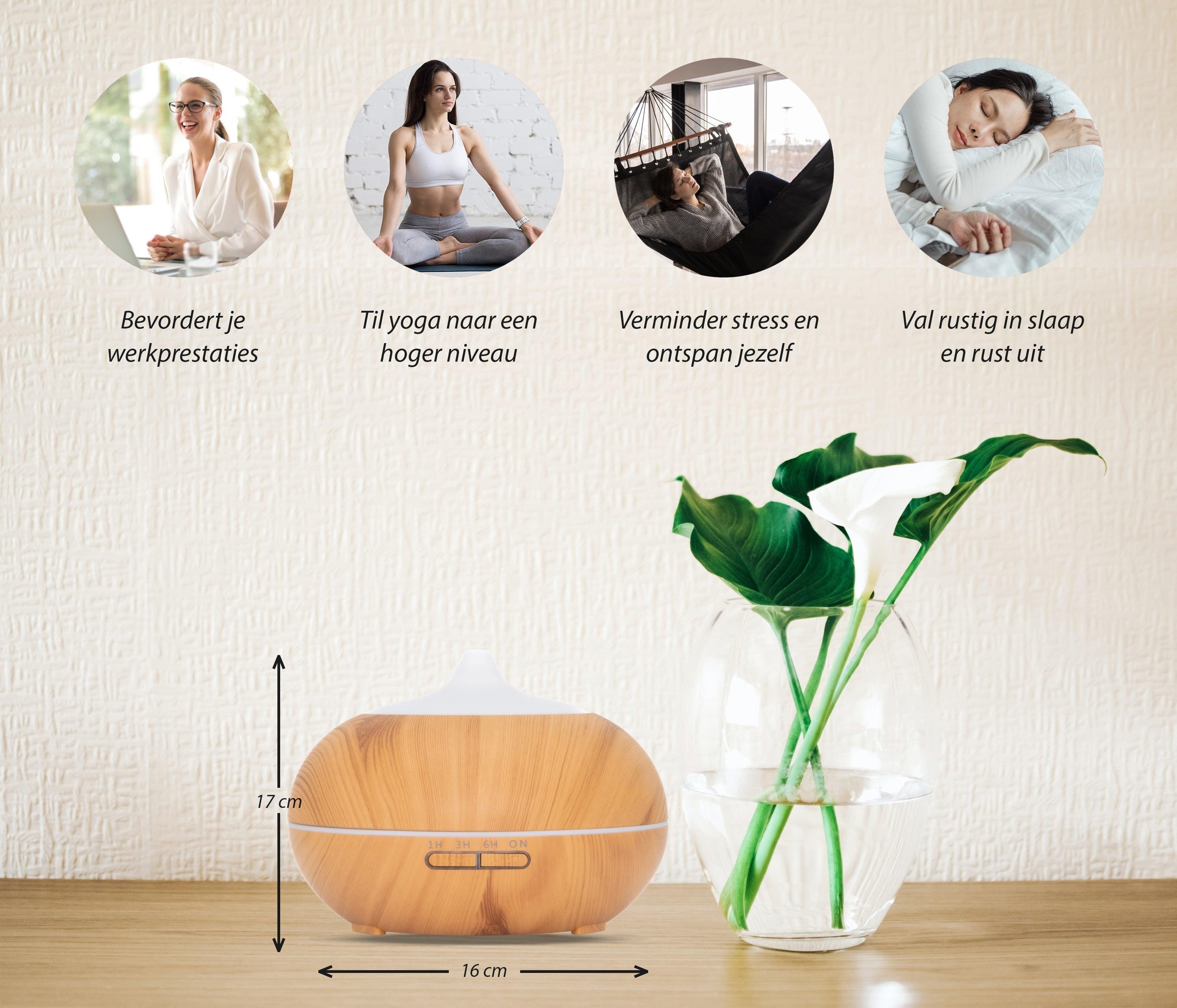 GEURTREND® Sun Shine Pro - Light Wood - Aroma Diffuser 7091048795884 5587.Sun Light Mijn winkel
