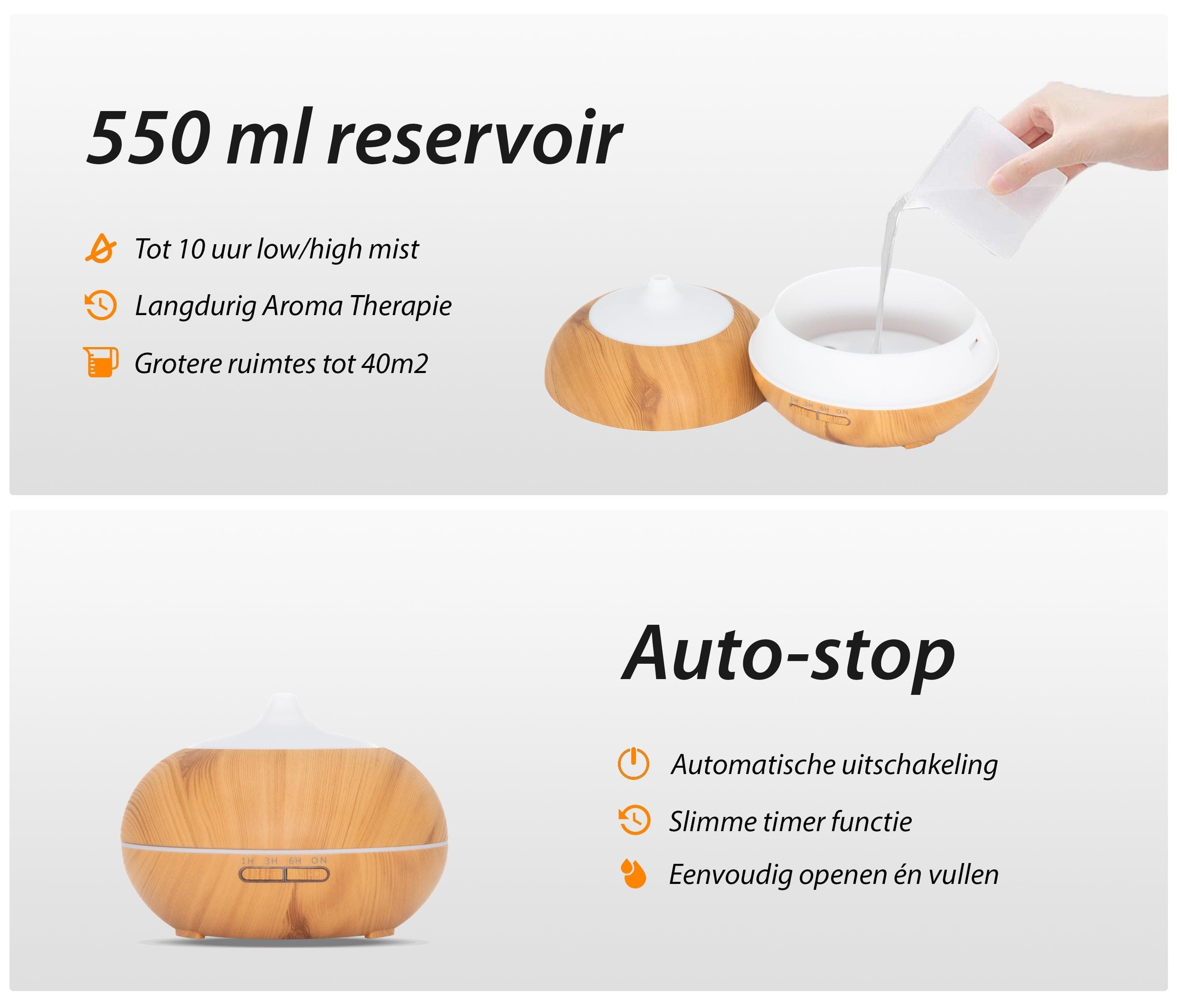 GEURTREND® Sun Shine Pro - Light Wood - Aroma Diffuser 7091048795884 5587.Sun Light Mijn winkel