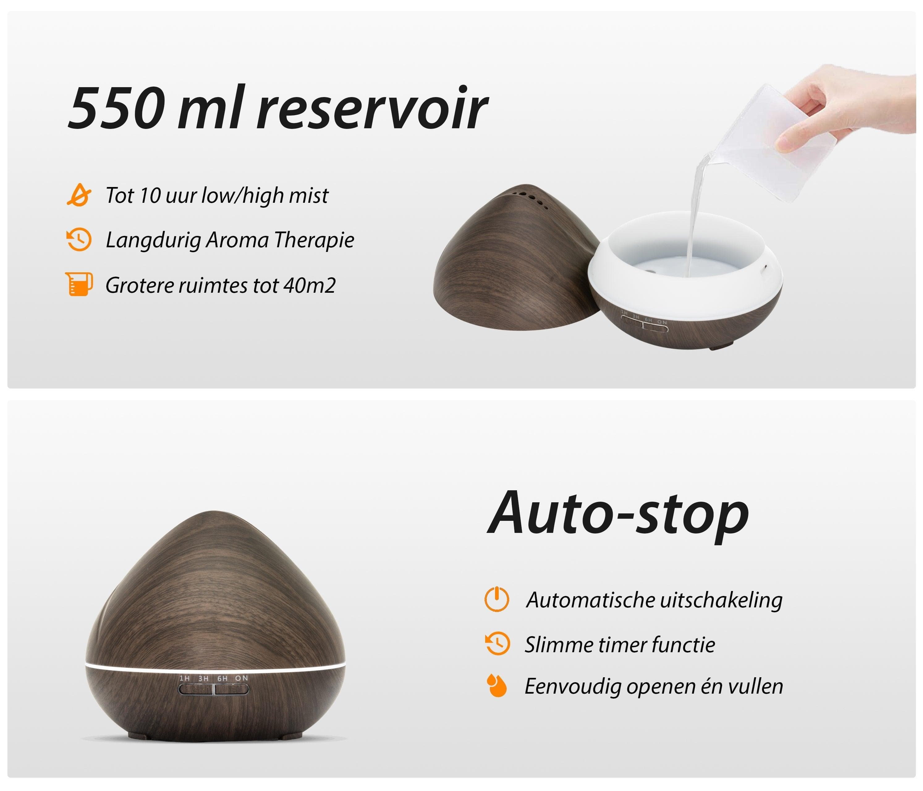 GEURTREND® Zen Pro - Dark Wood - Aroma Diffuser 7091048755512 5587.Zen Dark Mijn winkel