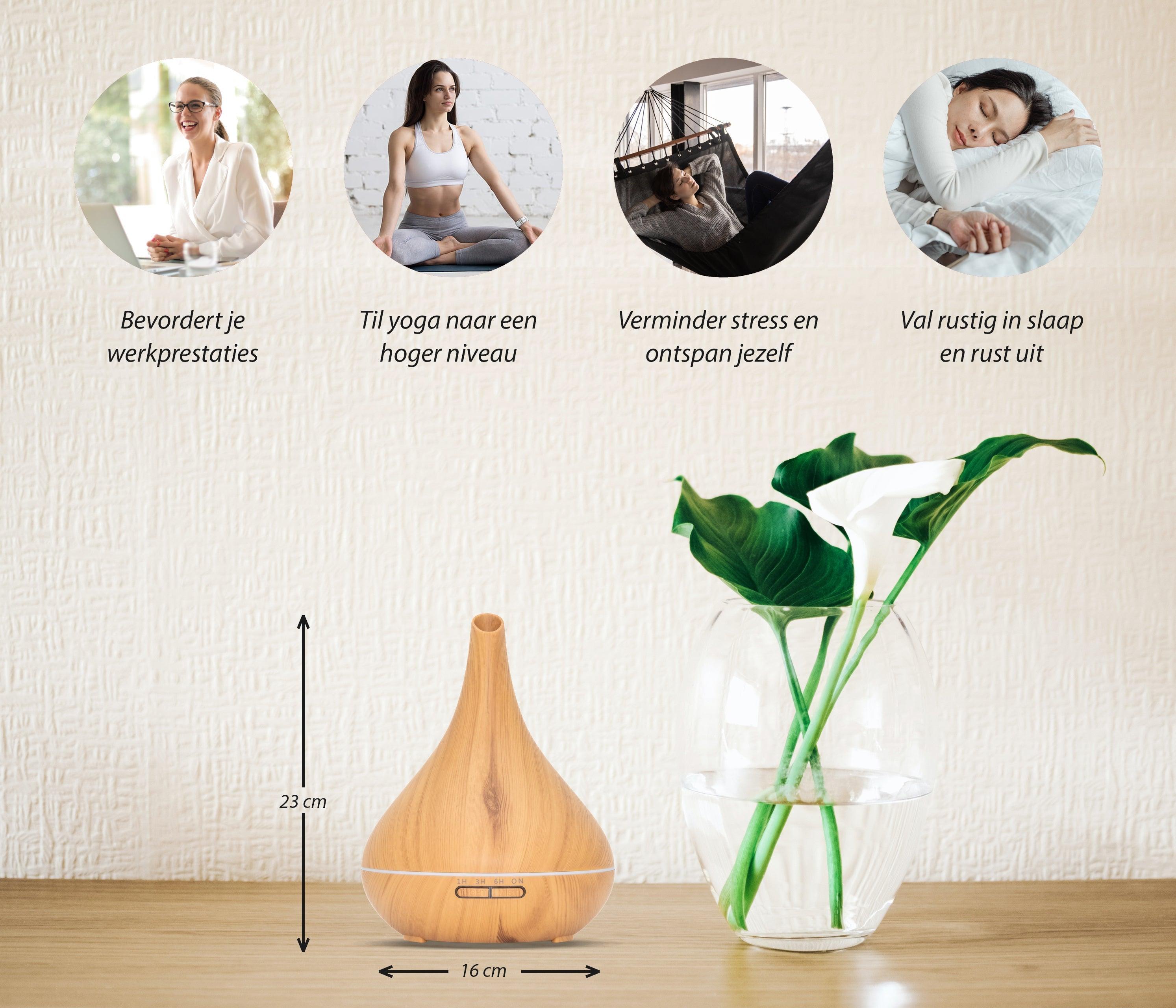 GEURTREND Lotus Pro - Light Wood - Aroma Diffuser 7091049658201 5587.Lotus Light Geurtrend