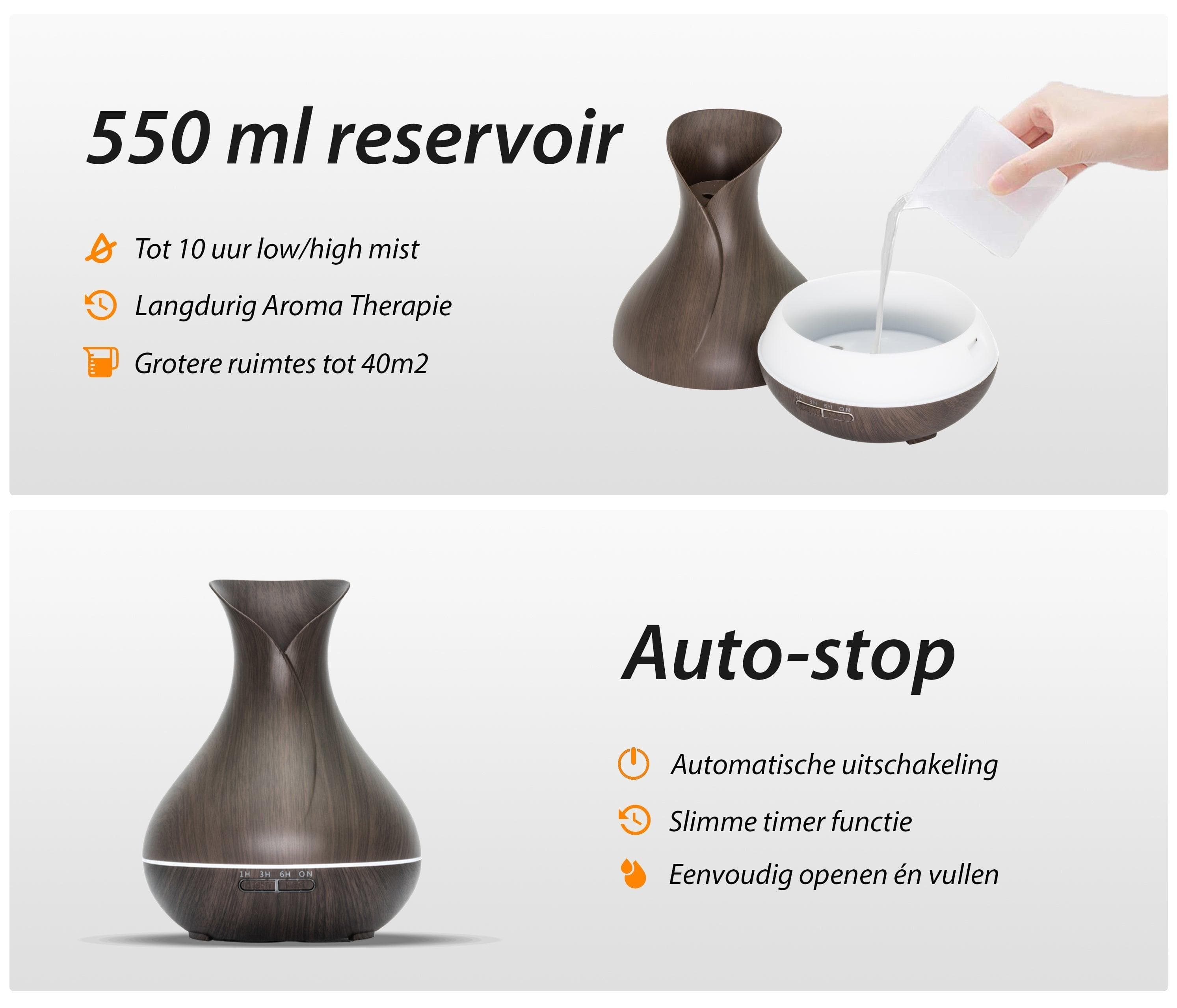 GEURTREND® Vitality Pro - Dark Wood - Aroma Diffuser 7091048706071 5587.Vitality Dark Geurtrend