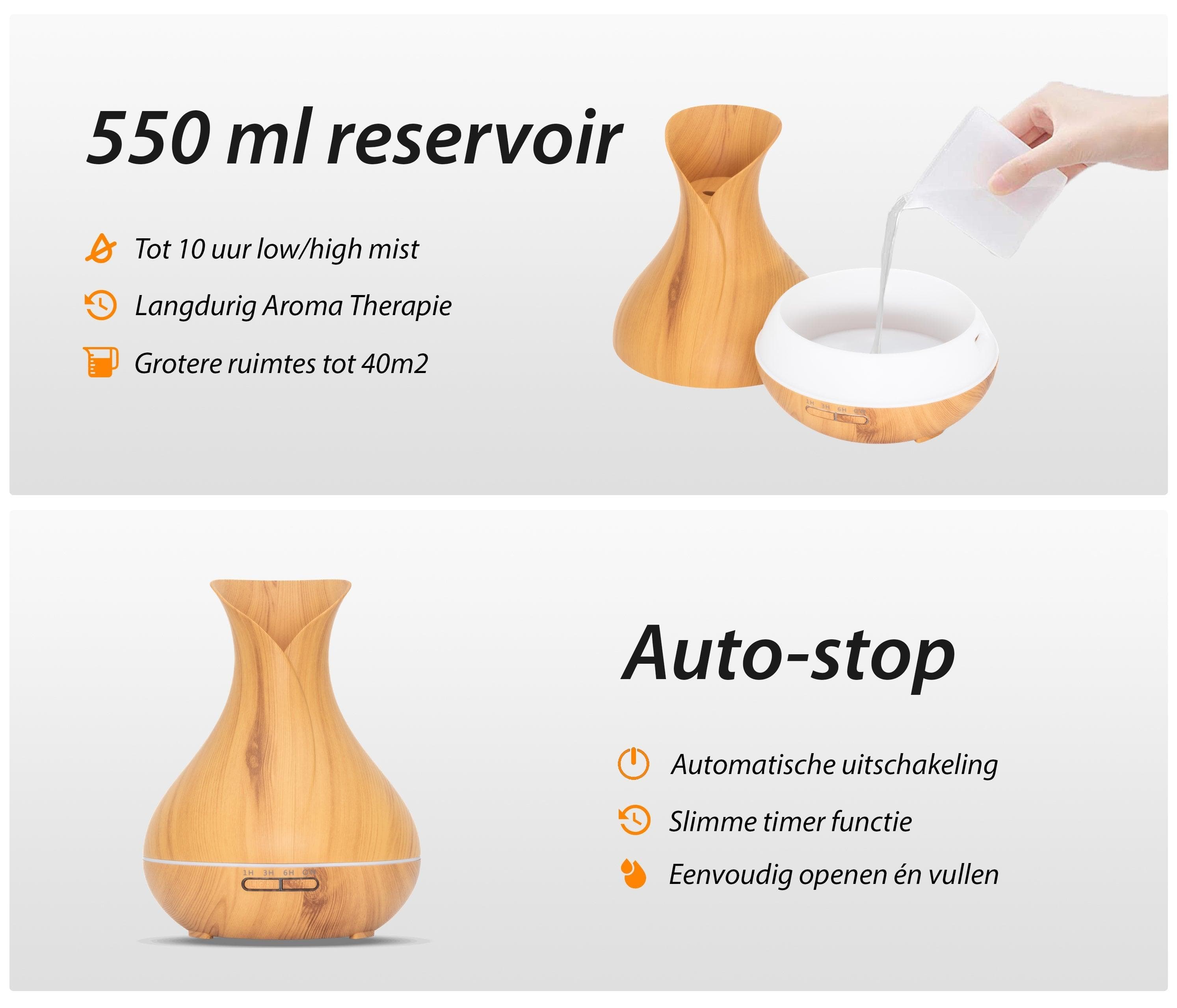 GEURTREND® Vitality Pro - Light Wood - Aroma Diffuser 7091048708211 5587.Vitality Light Geurtrend