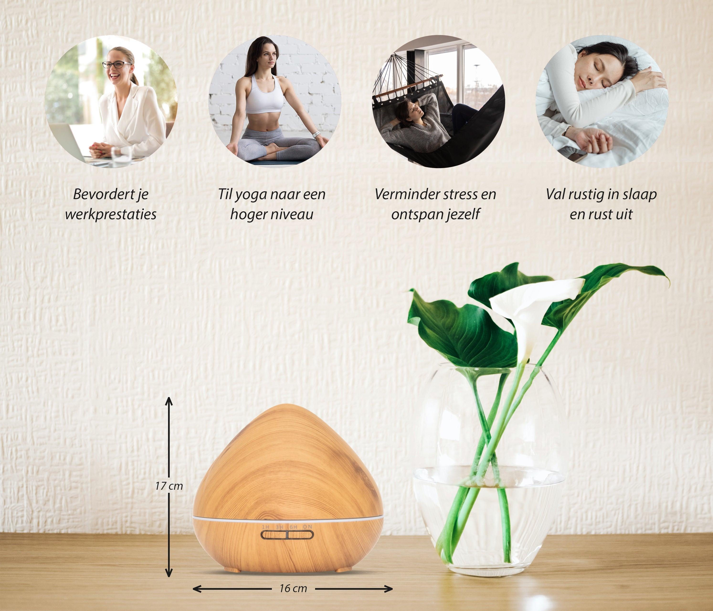 GEURTREND®  Zen Pro - Light Wood - Aroma Diffuser 7091048755772 5587.Zen Light Geurtrend