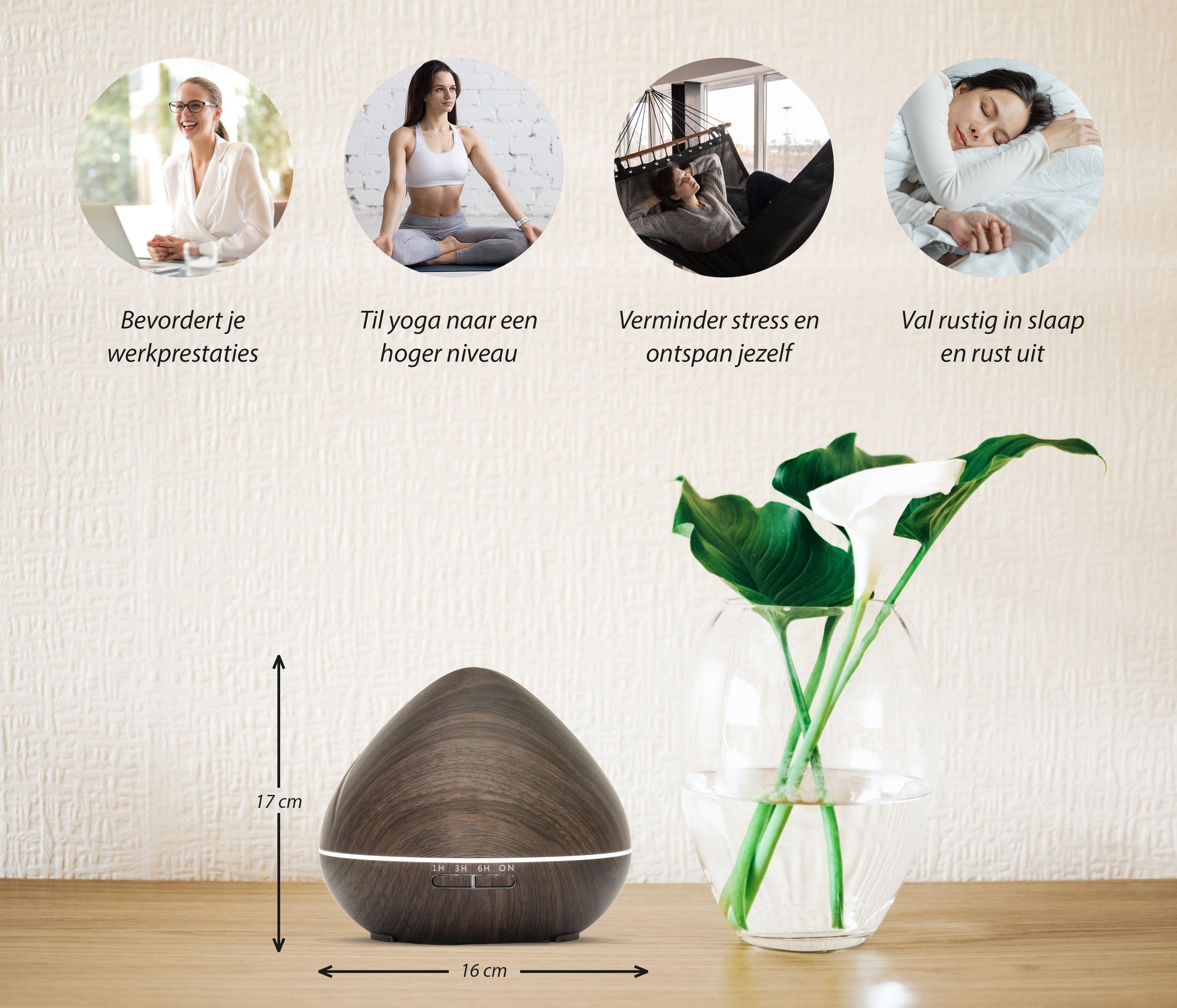 GEURTREND®  Zen Pro - Dark Wood - Aroma Diffuser 7091048755512 5587.Zen Dark Mijn winkel