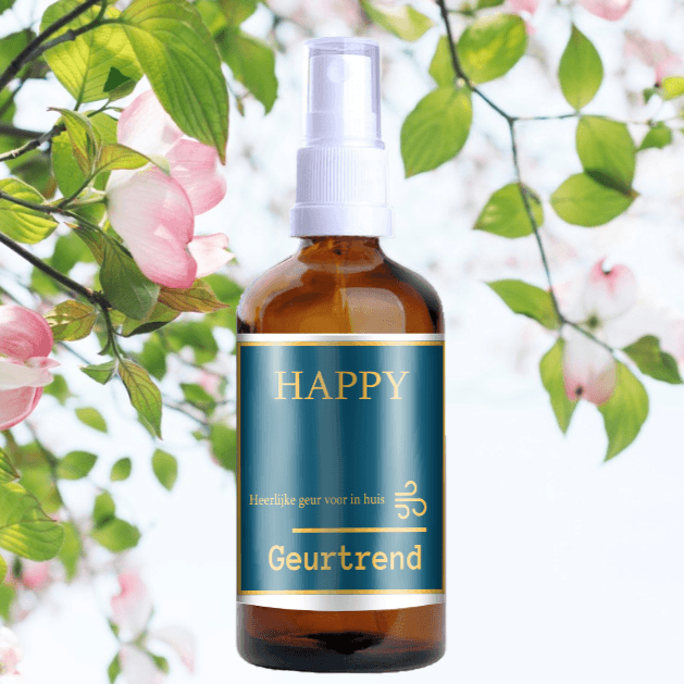 Happy - Room Spray Deluxe - 100 Ml 7091048985773 5587.Happy - GF - 100 ml Mijn winkel